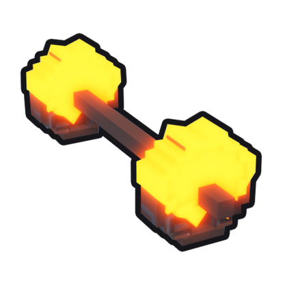 Small Lava weight — +1,000 power per squat