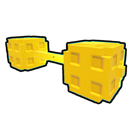 Giant Gold Star Barbell weight — +100,000 power per squat (best in game)
