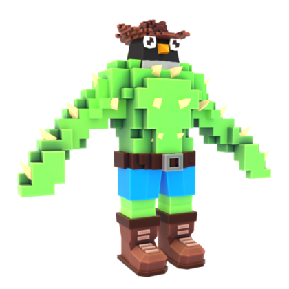 Cactus Pingu brainrot — Uncommon tier, $18 per second